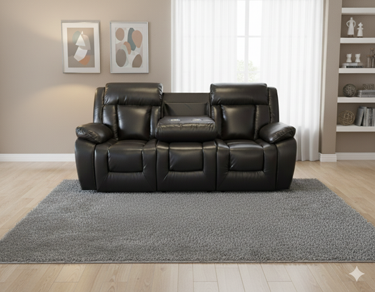 Luxe 3RR Recliner Dark Brown