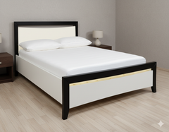 Maverick Bed Frame (Black/White)