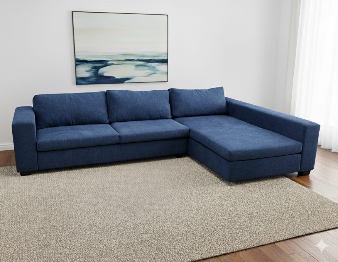 NZ Made Starlight Fabric Corner Sofa