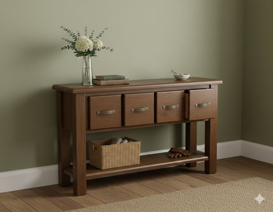 Edison 4 Drw Hall Table