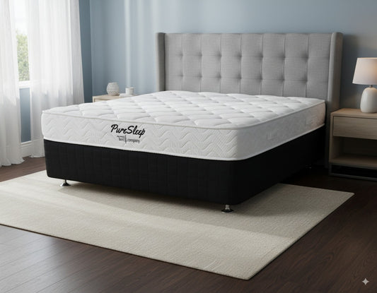 NZ Made Eco Bed Base+Puresleep Mattress