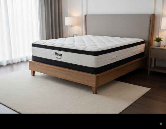 NZ Made Eco Bed Base+ Venus Plush Mattress