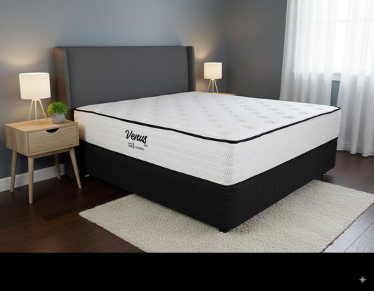 NZ Made Eco Bed Base+ Venus Firm Mattress
