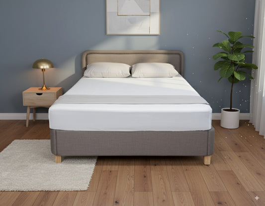 NZ made Ammy Bed Frame + SleepTime Pocket Pillowtop Mattress