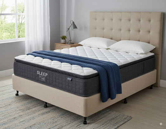 NZ Made Duracast Hotel Bed Base with Casters