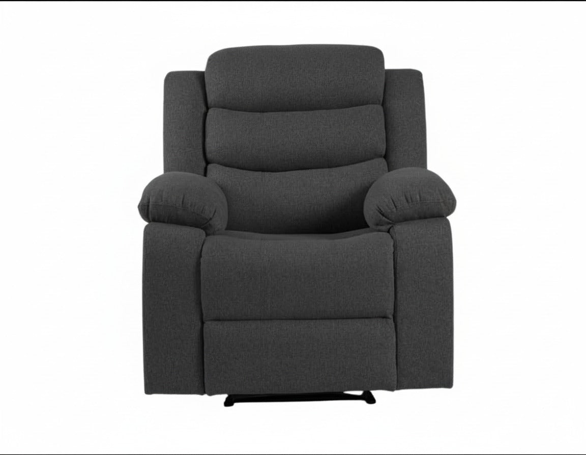 Lush Recliner Chair Linen Dark Grey - Pre-Order Only