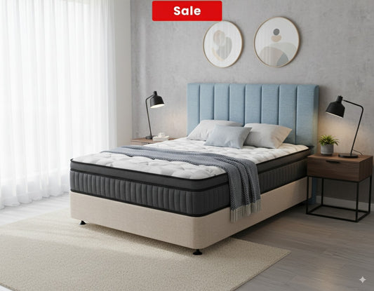 Eco Bed Base + ZBox Pocket Spring with Euro Top Mattress