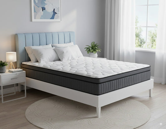 NestHeaven Bed Frame +ZBox Pocket Spring with Euro Top Mattress