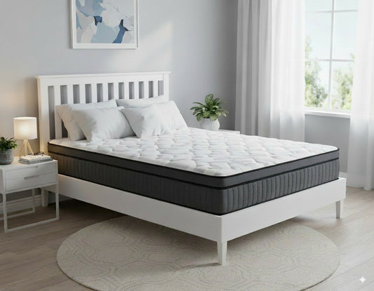 NestHeaven Bed Frame +ZBox Pocket Spring with Euro Top Mattress