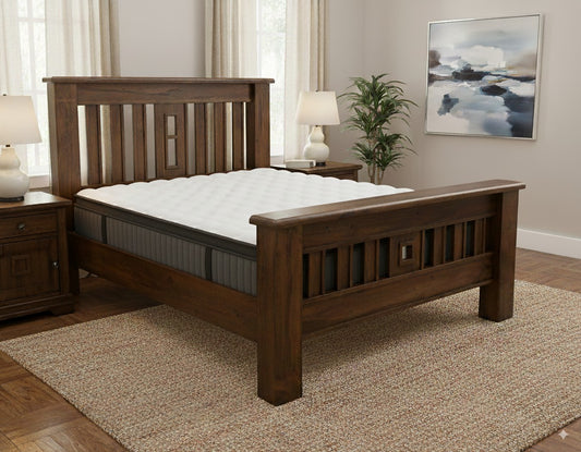 Edison Bed Frame +SleepTime Pocket Pillowtop Mattress