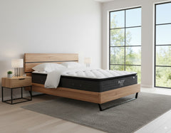 GrainCraft Bed Frame + SleepTime Medium Mattress Queen