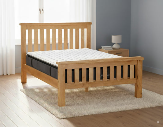 Richard Bed Frame + Sleeptime Pocket Pillow Top Mattress