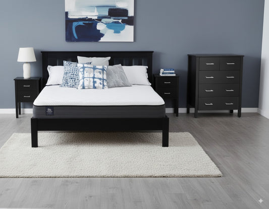 NestHeaven 5 Pcs Bedroom Suite Black