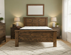 Oakwood Bed Frame +SleepTime Medium Mattress