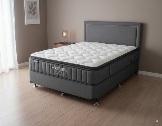 SleepMax Posture Elite Medium Mattress + NZ Made Eco Bed Base