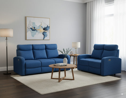 SupreCoz 3RR + 2RR Recliner Suite Linen Fabric