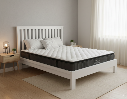Nestheaven Bed Frame +Sleeptime Pocket Pillow Top Mattress