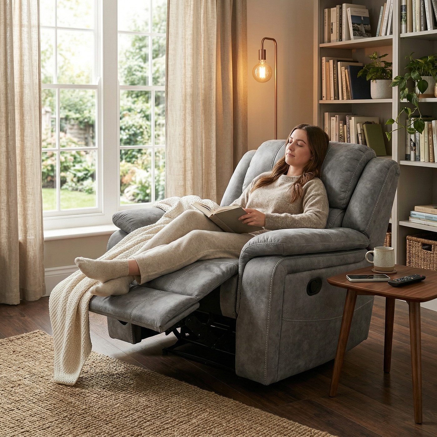 Grandeur Fabric Recliner Chair | Furniture World NZ