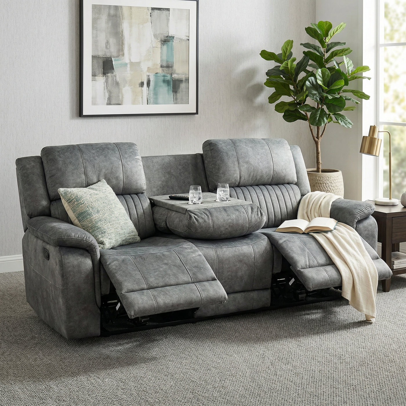 Grandeur Fabric 3RR Recliner | Furniture World NZ