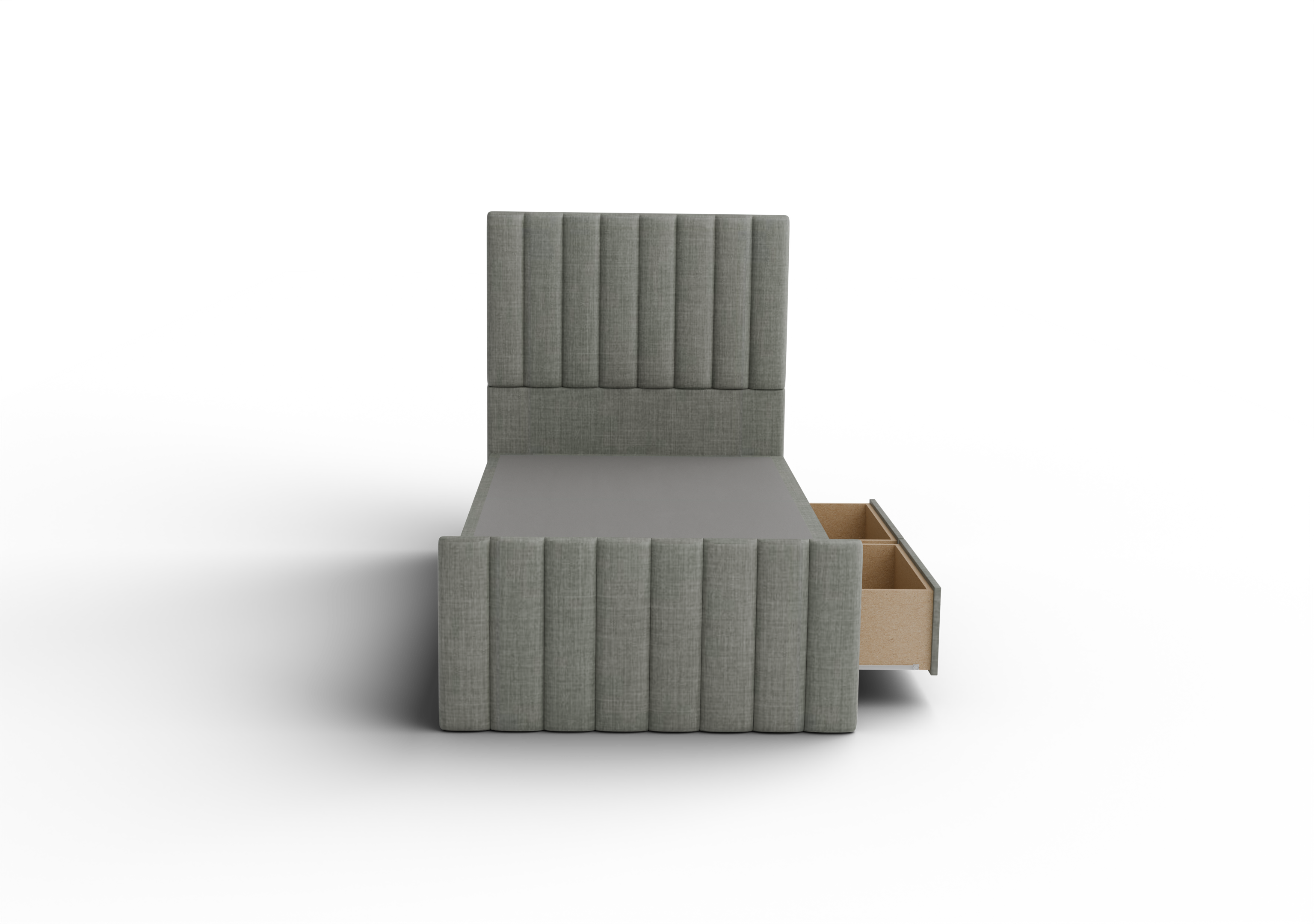 NZ Made Wave Bed Frame With Drawers