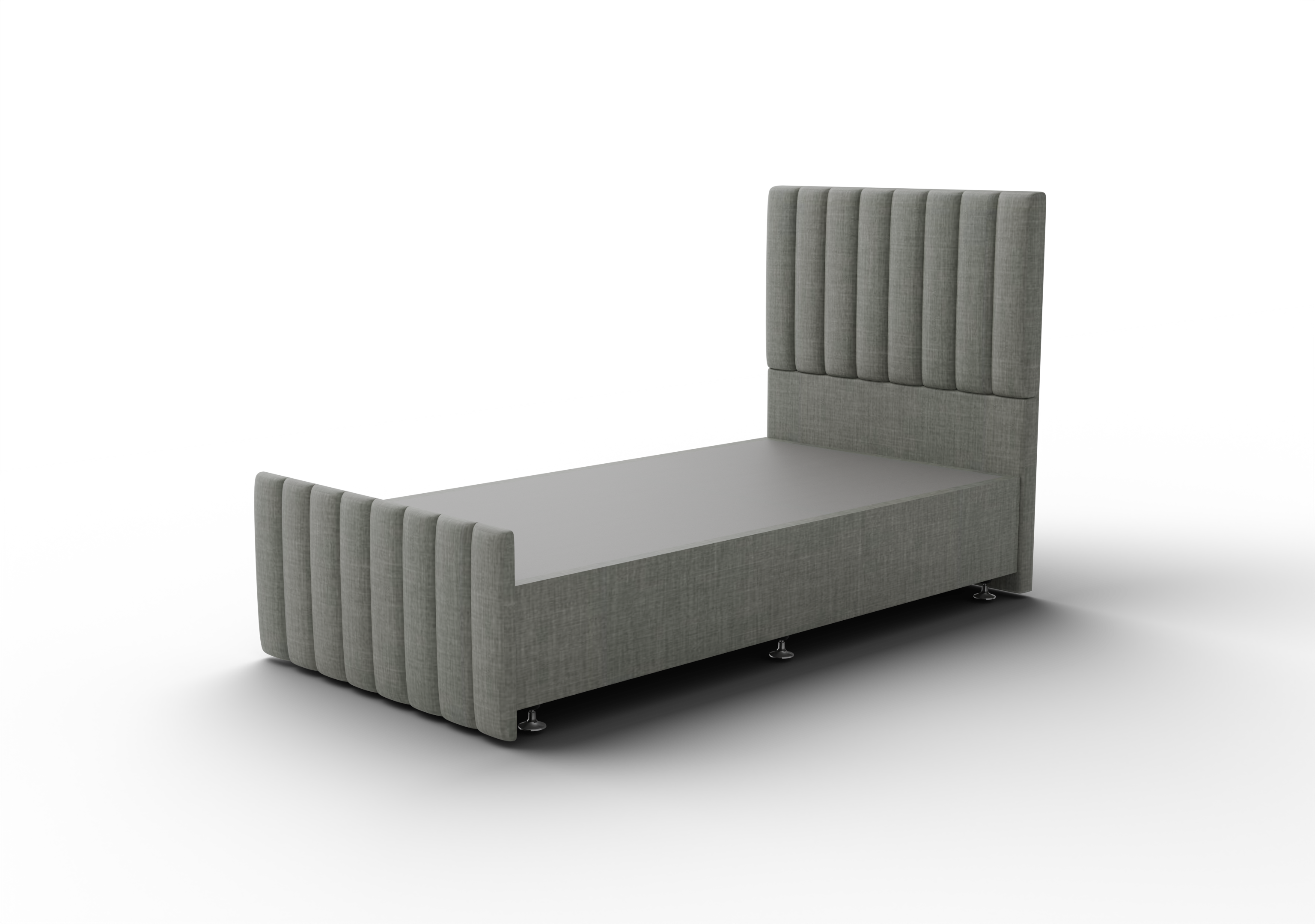 NZ Made Wave Bed Frame With Drawers