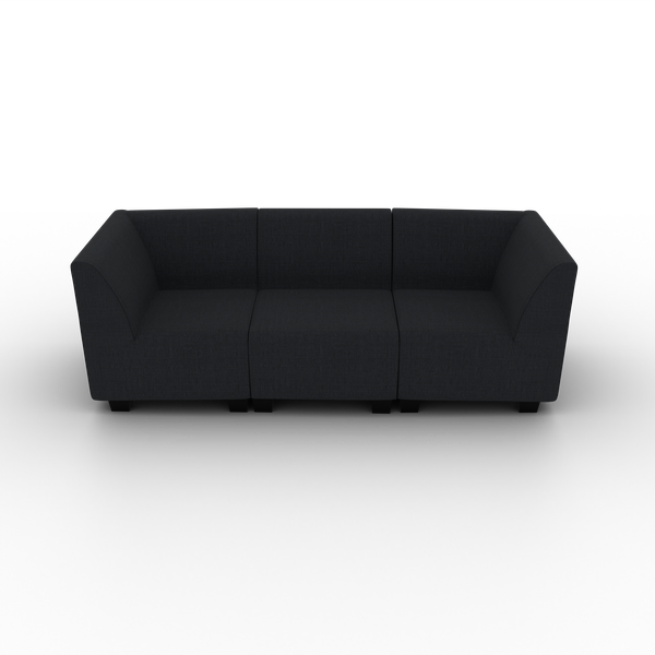 NZ Made Vista 3 Seater Sofa - Side View | Furniture World NZ