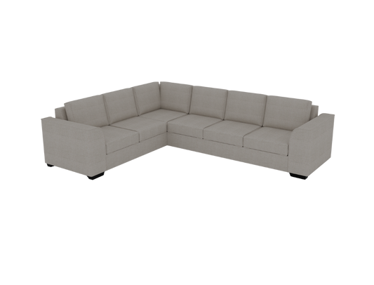 NZ Made Harbor 6 Seater Corner Sofa-Ramsey Biscuit