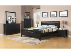 Henley 7 Pcs Bedroom Suite Black