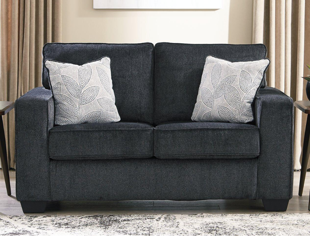 Kiwi Comfort NZ Made 2 Seater Sofa Charcoal