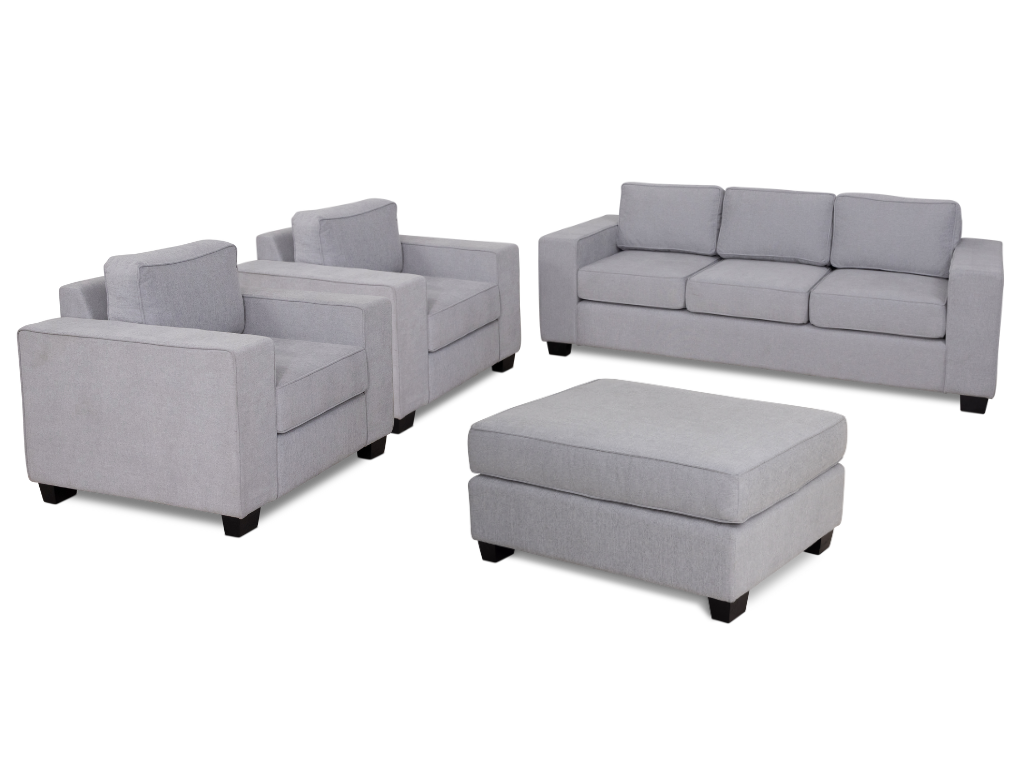 Kiwi Comfort NZ Made Lounge Suites –Burwood Mist