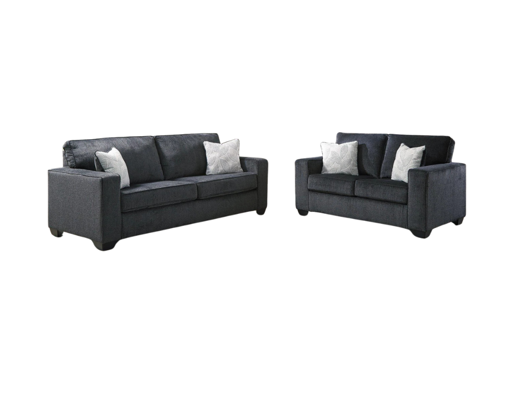 Kiwi Comfort NZ Made 3+2 Seater Lounge Suite Charcoal