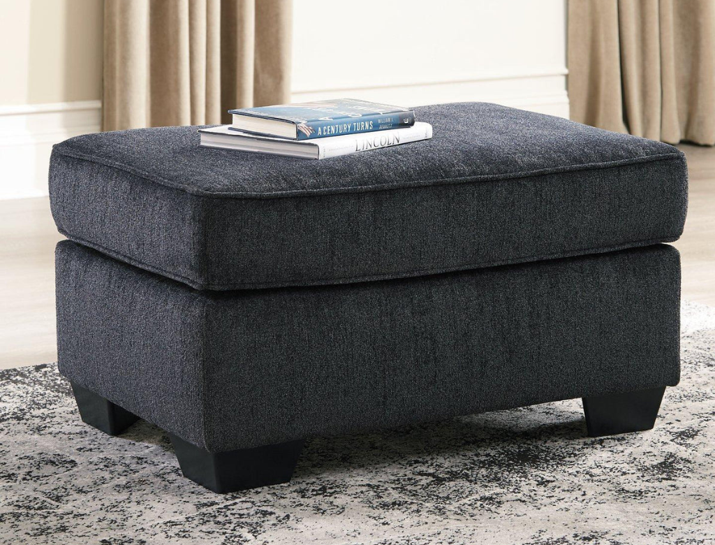 Kiwi Comfort NZ Made Ottoman Charcoal