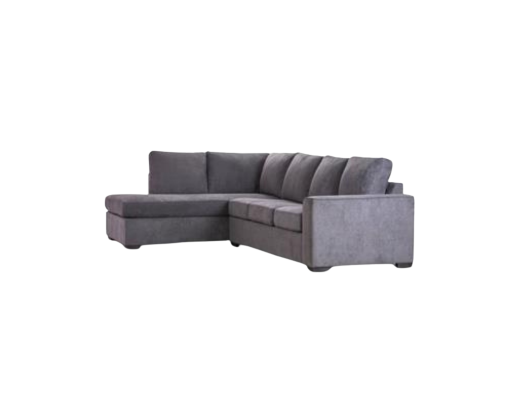 LYRA 3STR/SOFA BED With CHAISE (RHF/LHF)-DARK GREY(2PC)