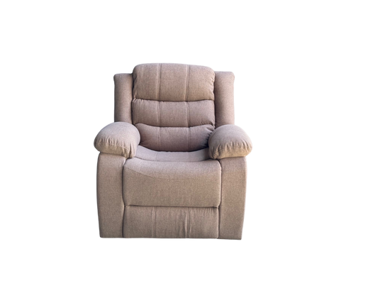 Lush Recliner Chair Linen Brown