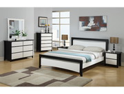 Maverick 7 Pcs Bedroom Suite (Black/White) | Furniture World Auckland