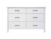 Medallion 6 Drw Dresser Draft | Furniture World Auckland