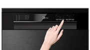 Midea 14 Place settings dishwasher Black Steel