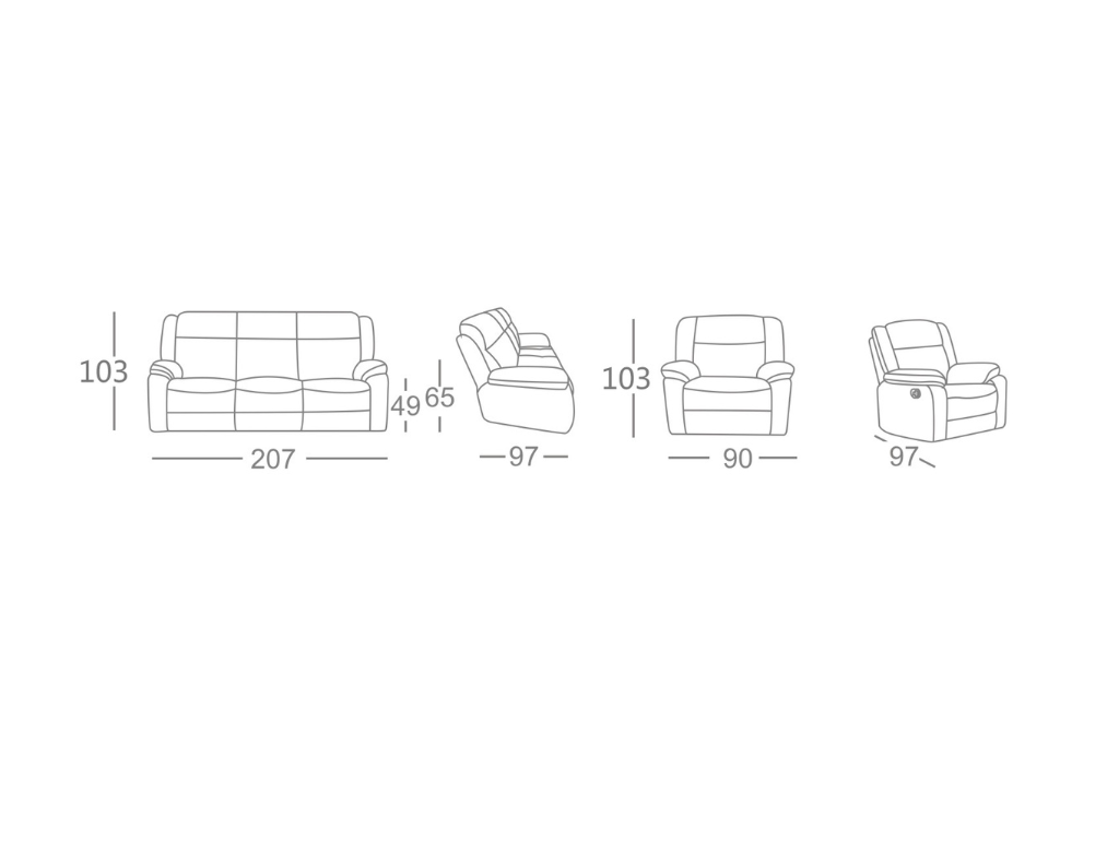 Montana Recliner Suite