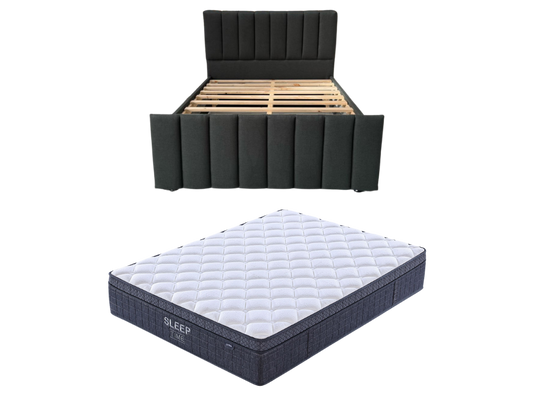 New York Bed Frame + SleepTime Ultra Mattress