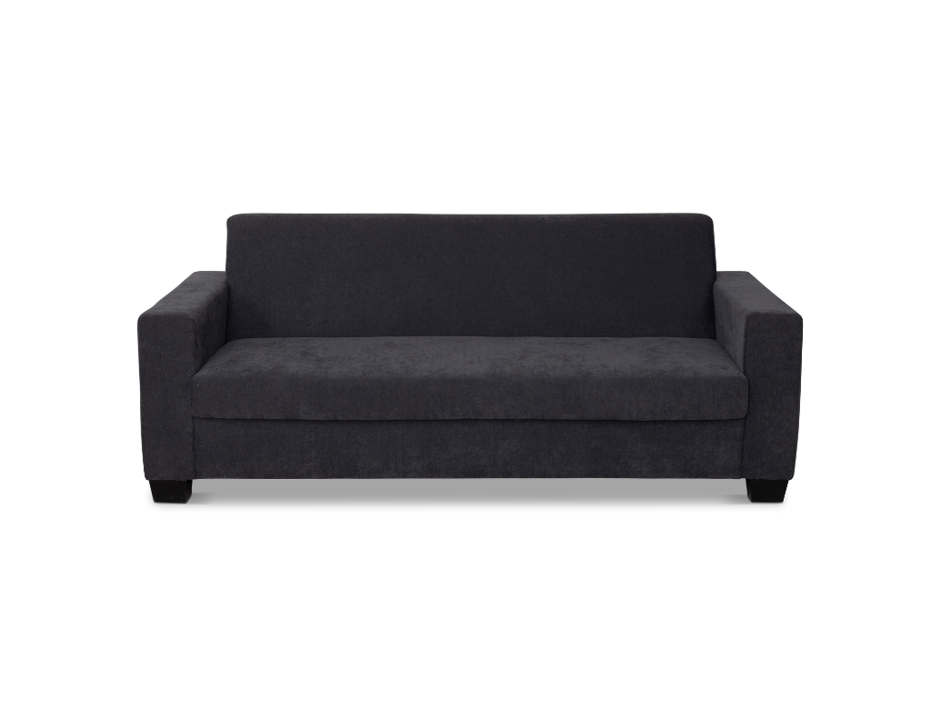 NZ Made Nido 3 Seater Sofa -Burwood Pewter/Burwood Mist