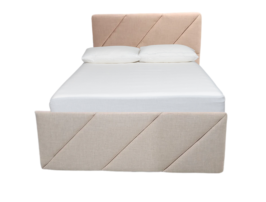 NZ Made Zest Bed Frame + SleepTime Pocket Pillowtop Mattress