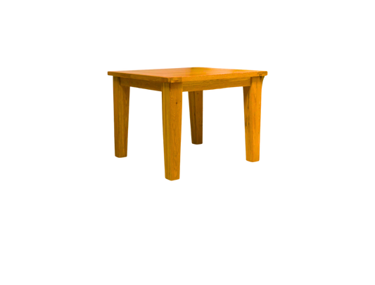 Pine 1M Square Solid Wood Dining Table