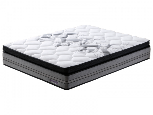 Omega Plush Pillowtop 5 Zoned Pocket Spring Foam Case Mattress