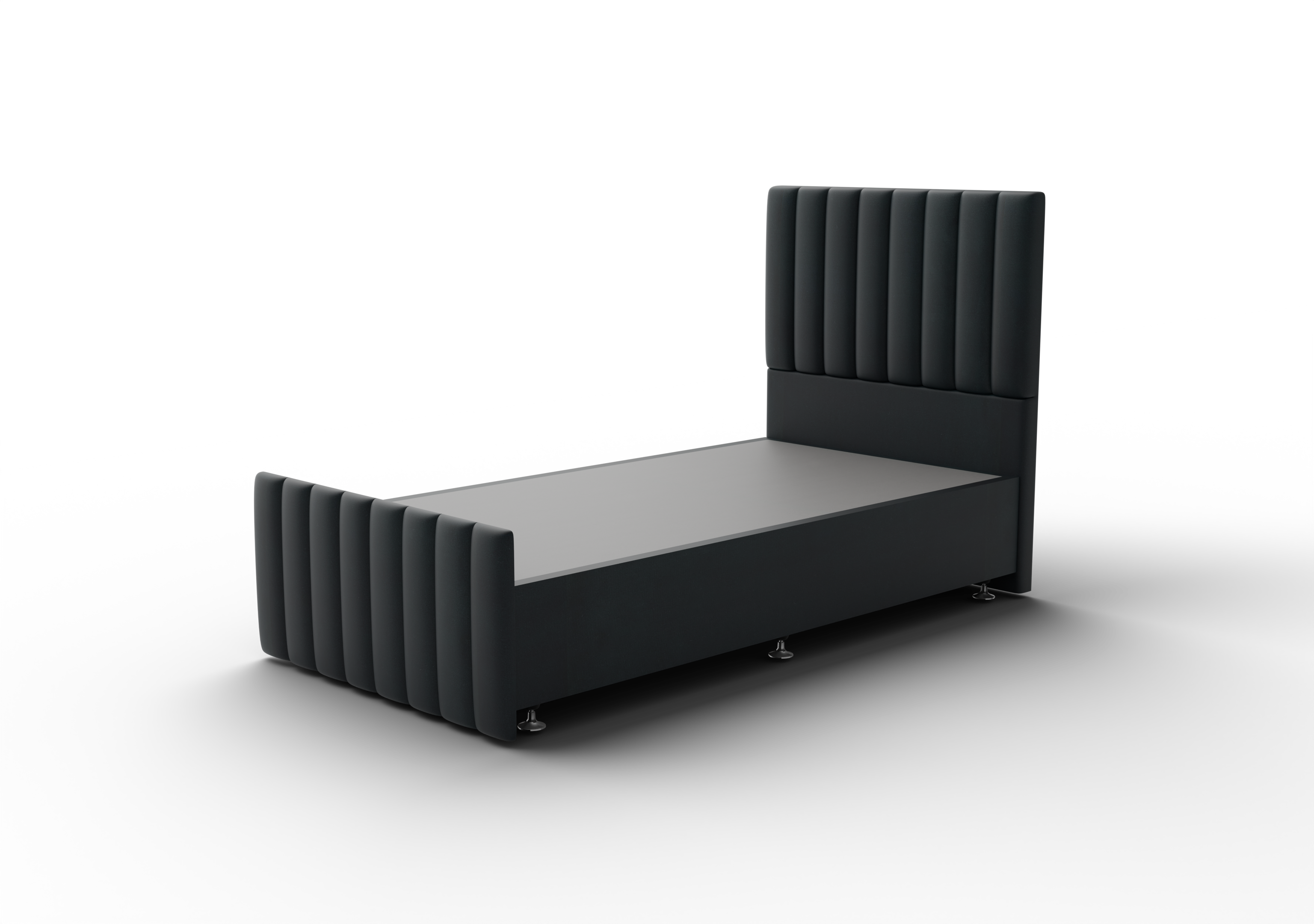 NZ Made Wave Bed Frame With Drawers