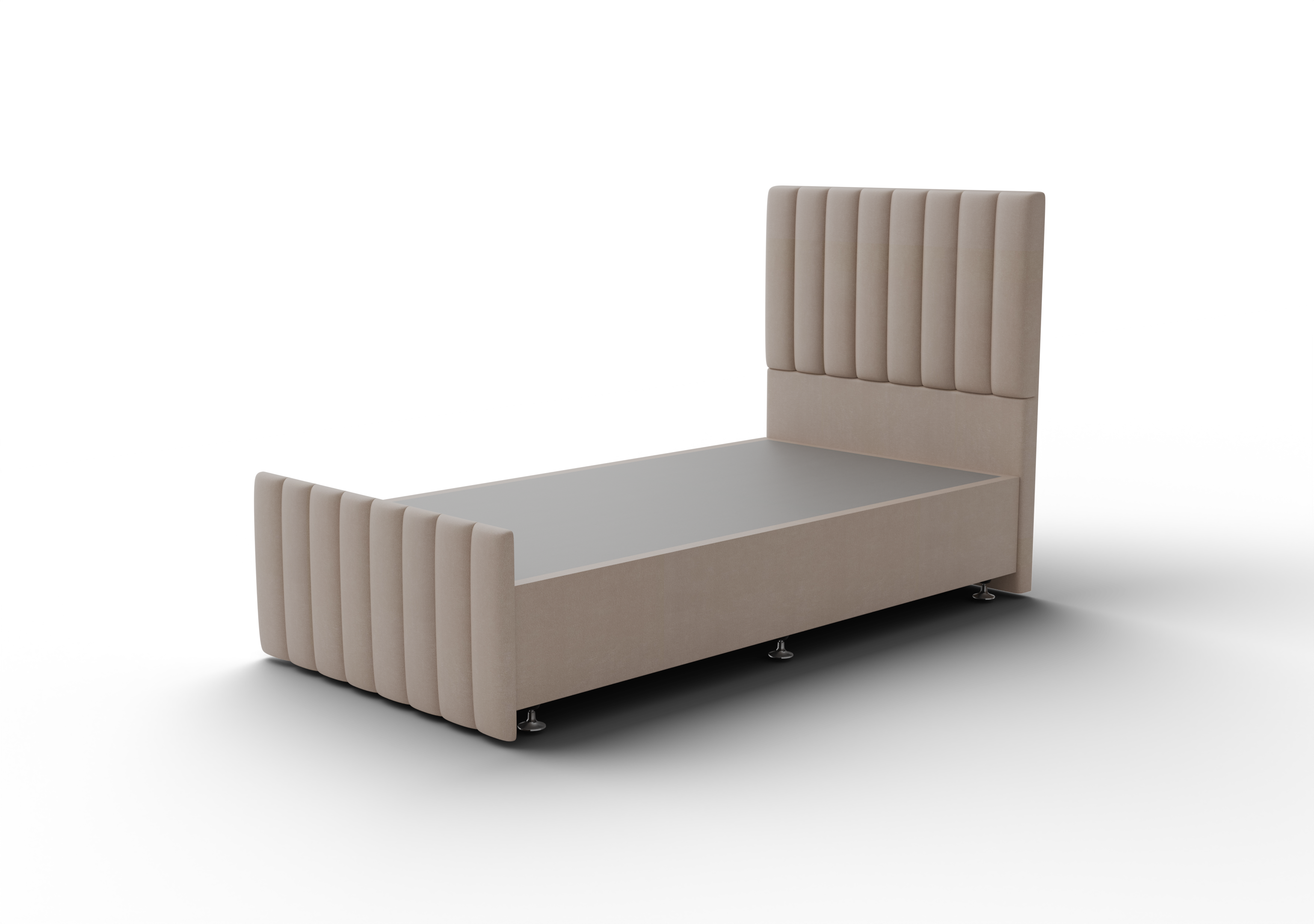NZ Made Wave Bed Frame With Drawers