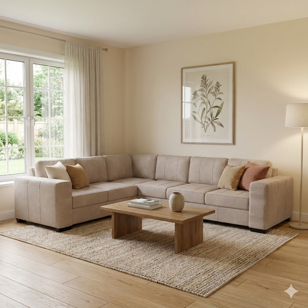 NZ Made Evoque 6 Seater Corner Sofa