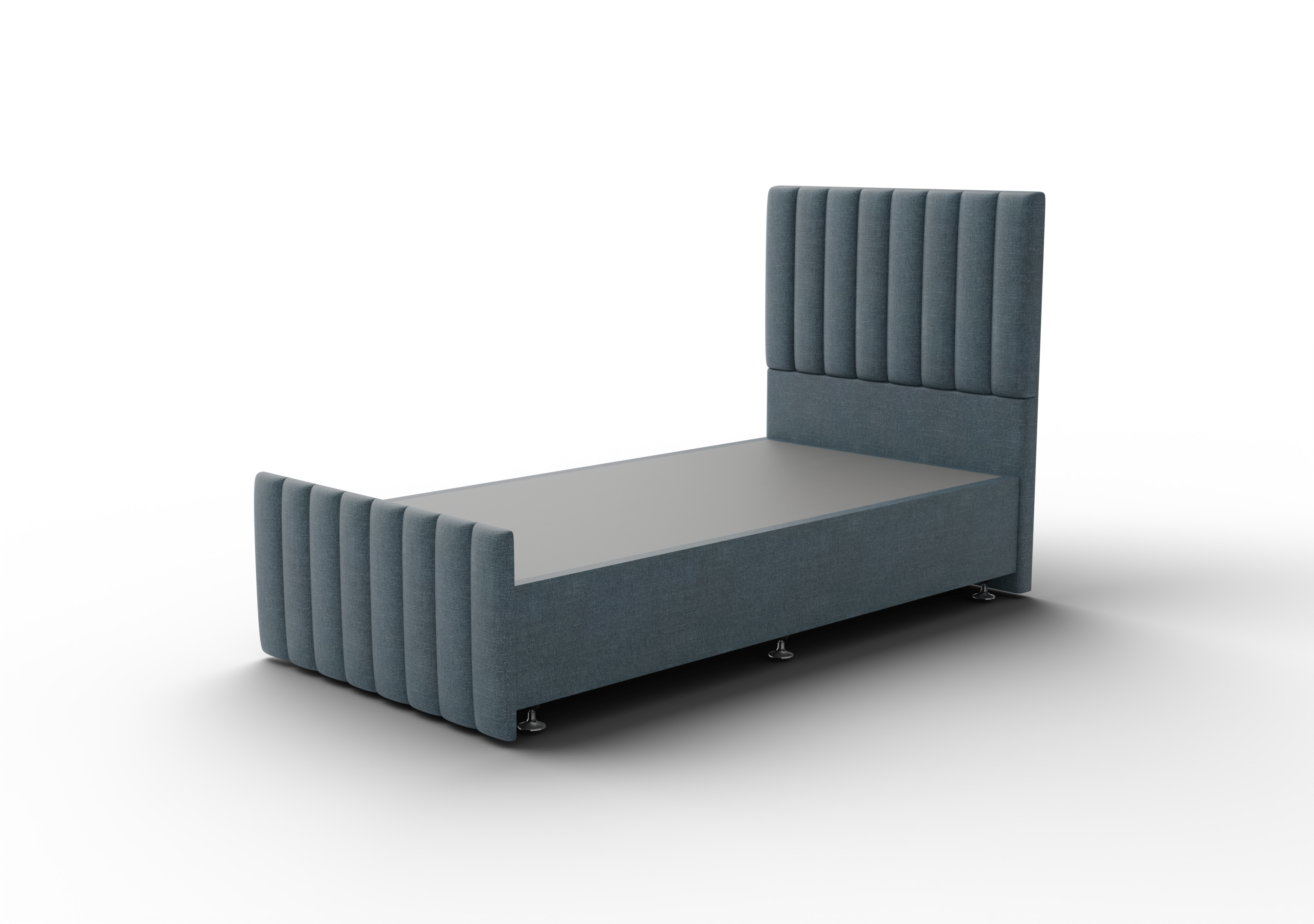NZ Made Wave Bed Frame With Drawers