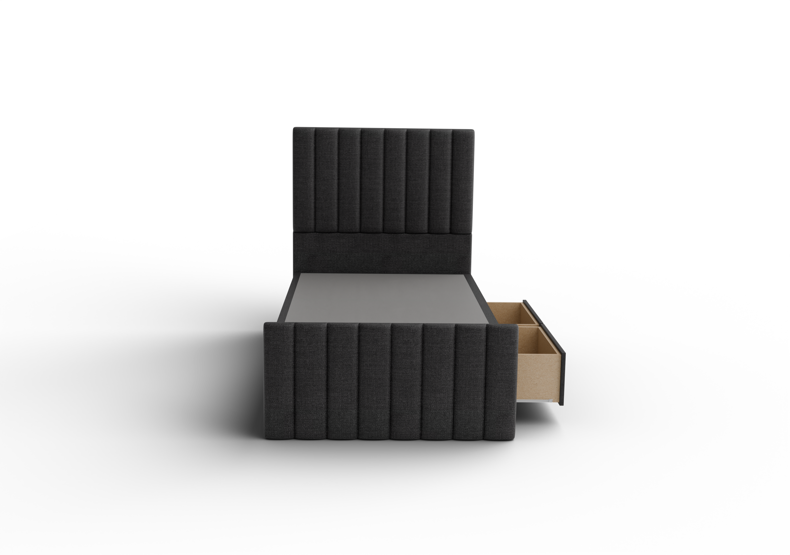 NZ Made Wave Bed Frame With Drawers