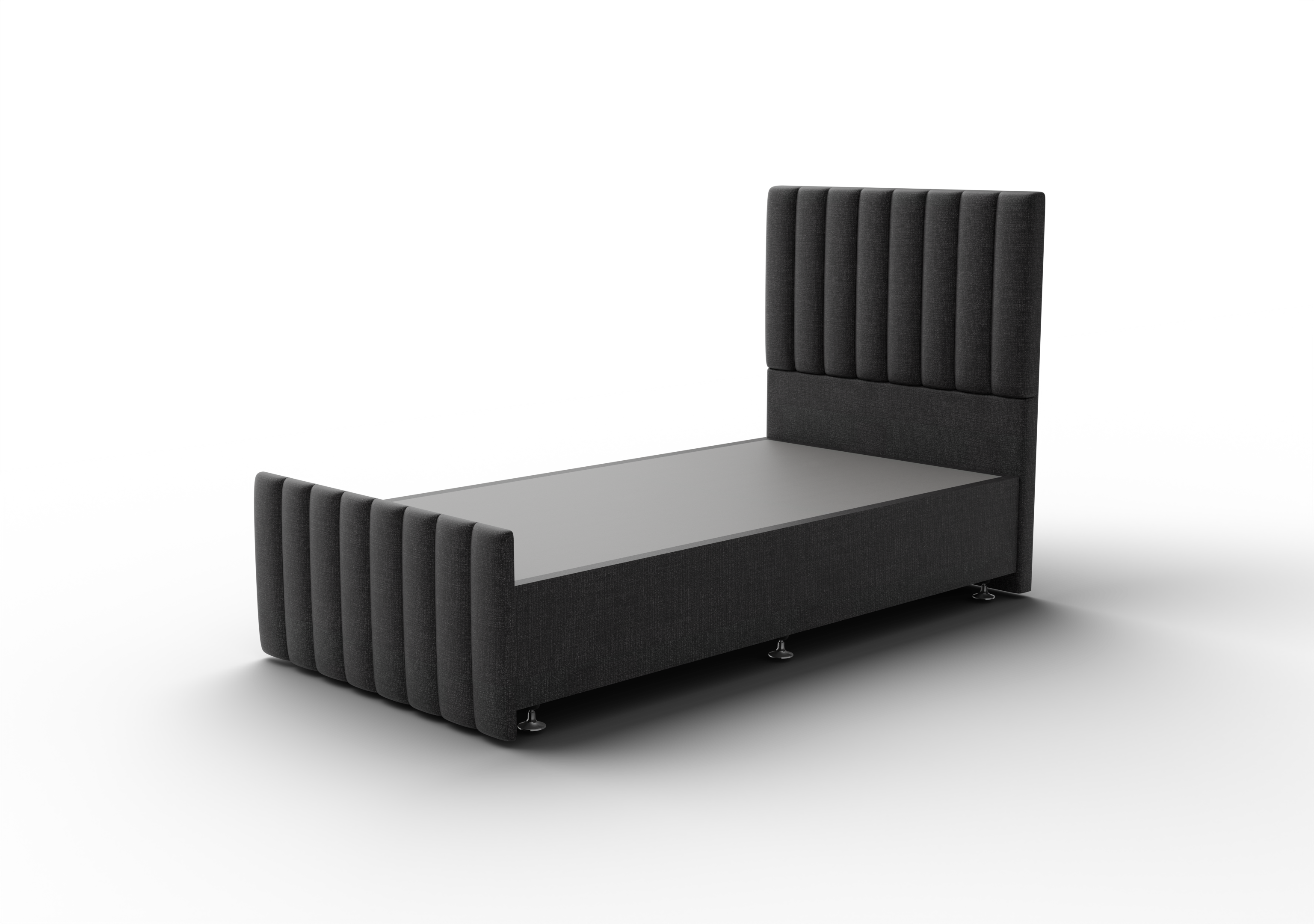 NZ Made Wave Bed Frame With Drawers