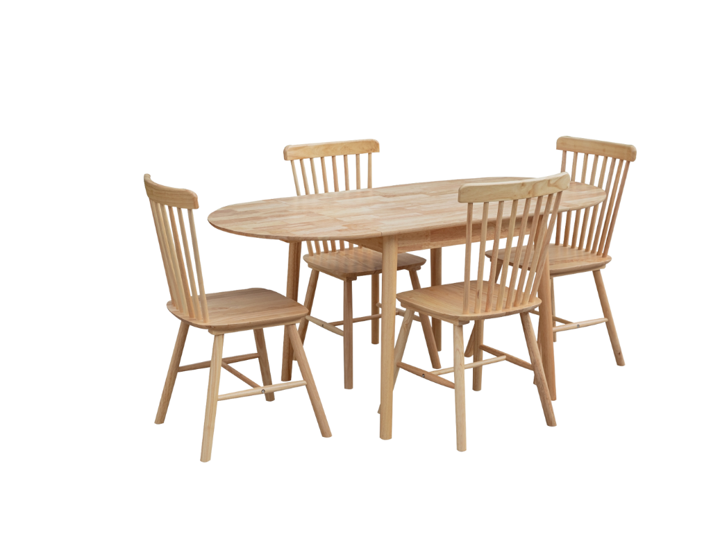 Regal Drop Leaf Wooden Dining Suite